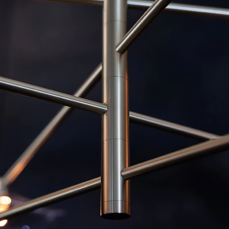 Потолочная люстра MILIAN CH L6 Brass Grey by ImperiumLoft