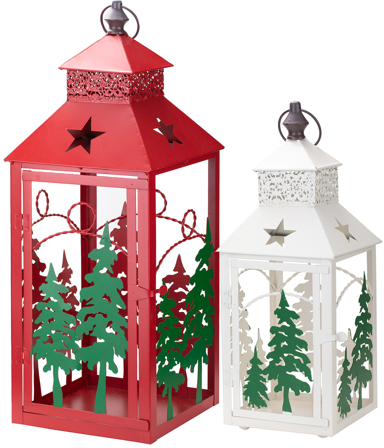 Подсвечники Фонари, набор Glasar 57-205