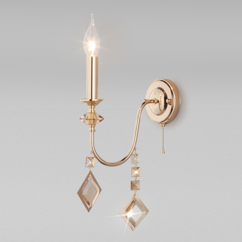 Бра Eurosvet 10120/1 золото/тонированный хрусталь Strotskis (10