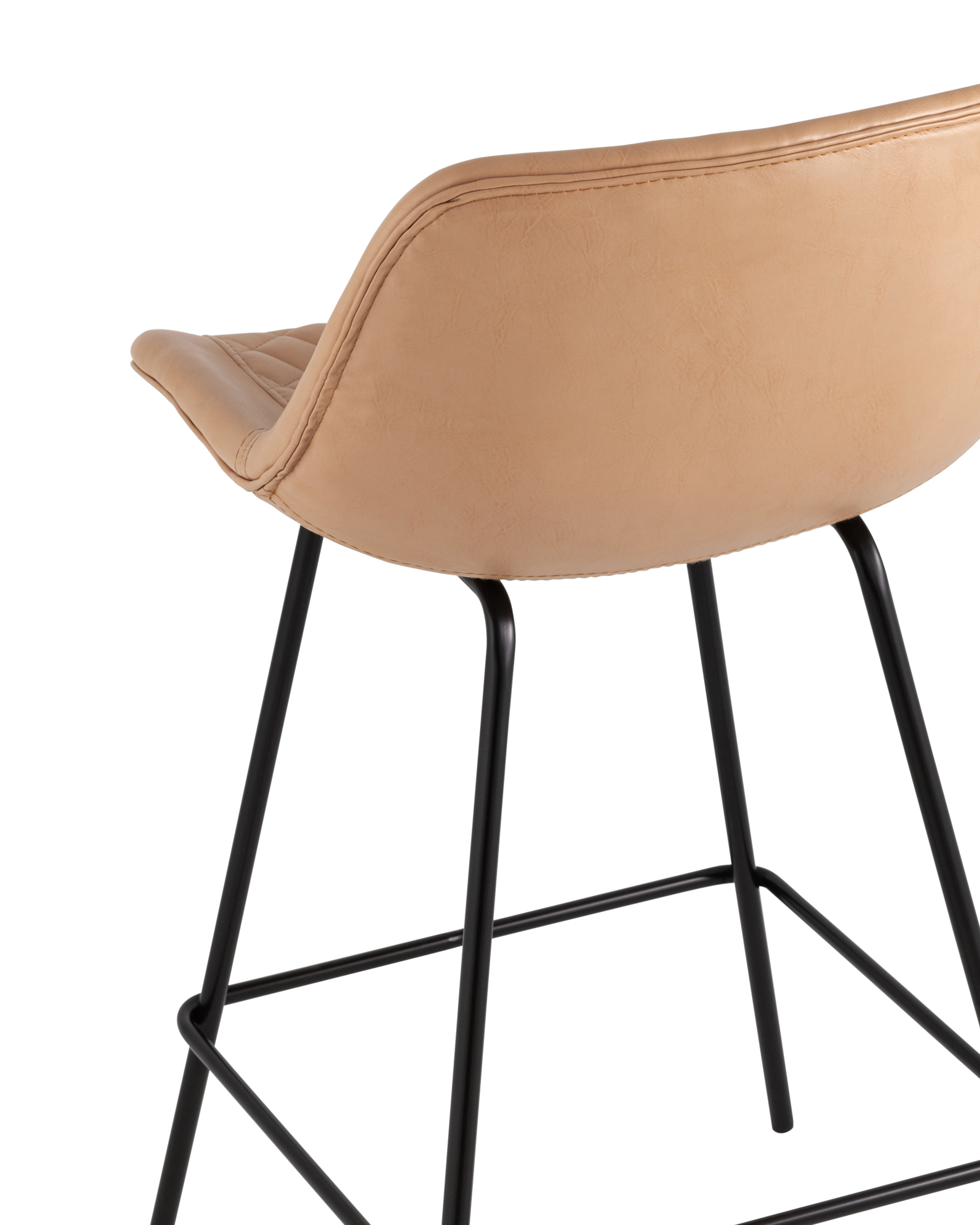 Стул полубарный Деймон экокожа бежевый Stool Group