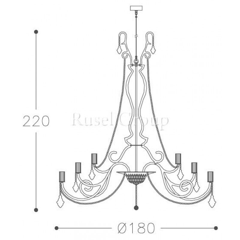 Люстра Italamp 745/30