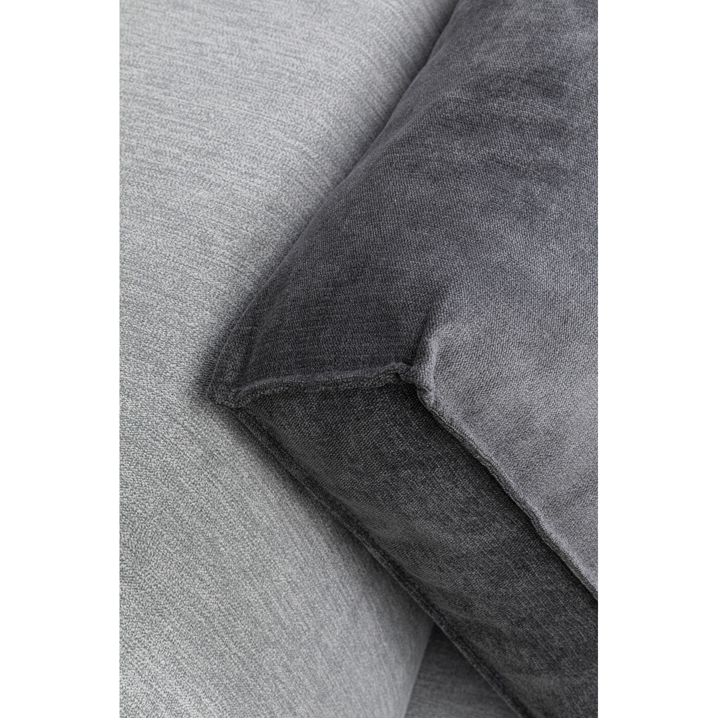 Оттоманка угловая левосторонняя Semi Infinity Elements Grey Left KARE 82400