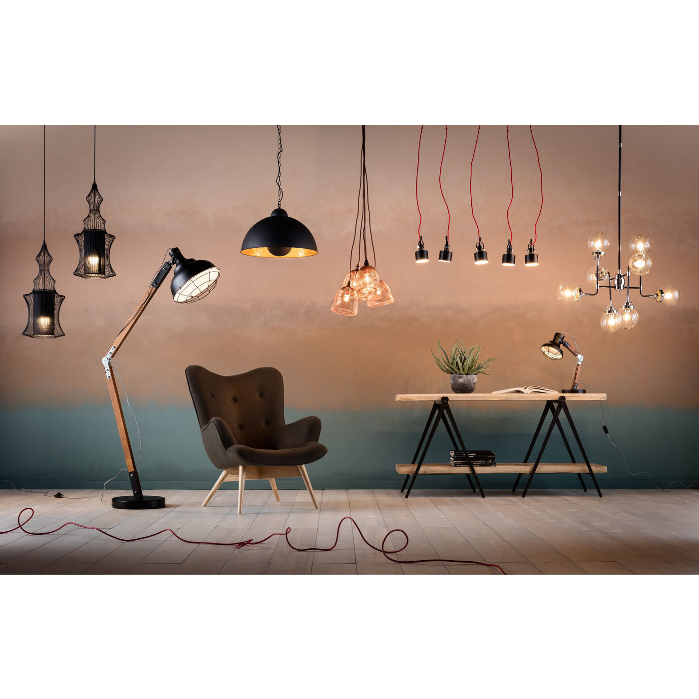 Люстра Pipeline 38893 KARE