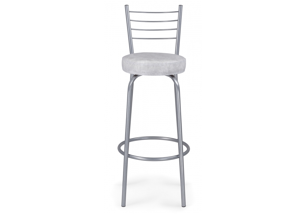 Барный стул Woodville Kuroda белый мрамор / светлый мусс 490088