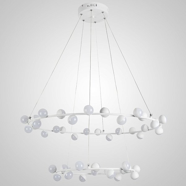 Подвесная люстра AQUATIO L48 White by ImperiumLoft