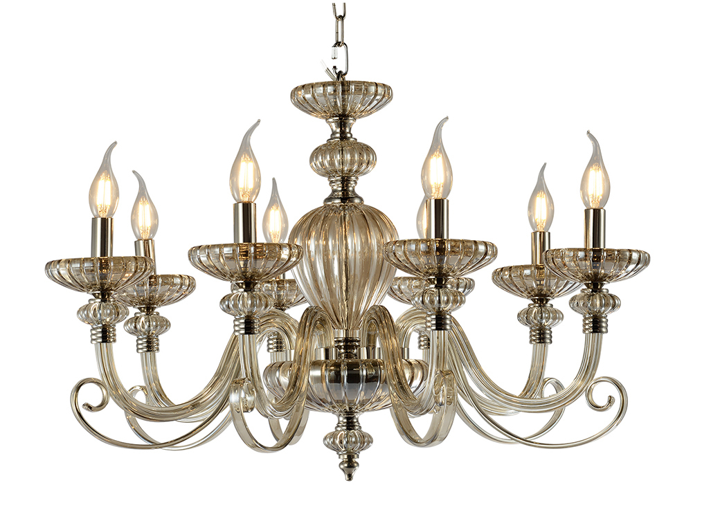 Люстра Newport 12808/C cognac