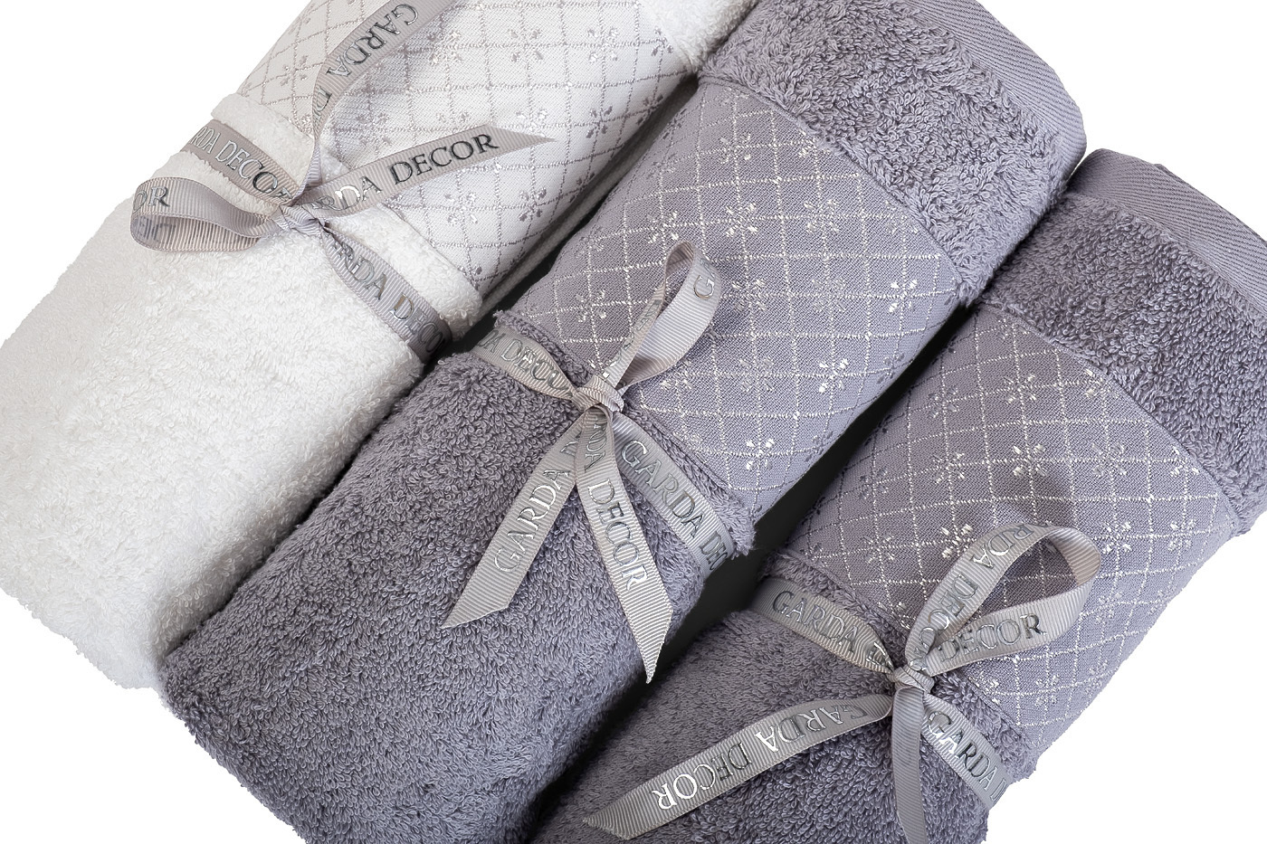 Полотенце "Венера" махровое 70*140 серое Garda Decor 105TD-CP7014050-POL SER