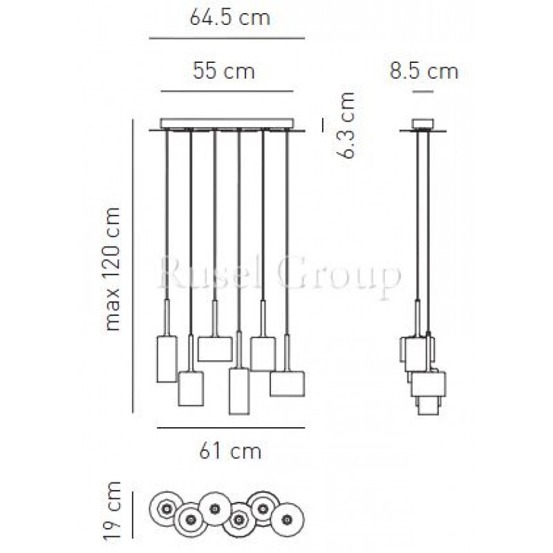 Подвесной светильник Axo Light SPILLRAY SP 6
