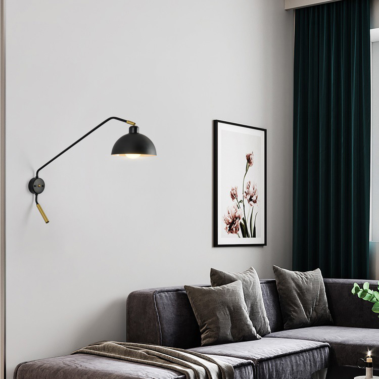 Настенный светильник TEODINE L80 Black by ImperiumLoft