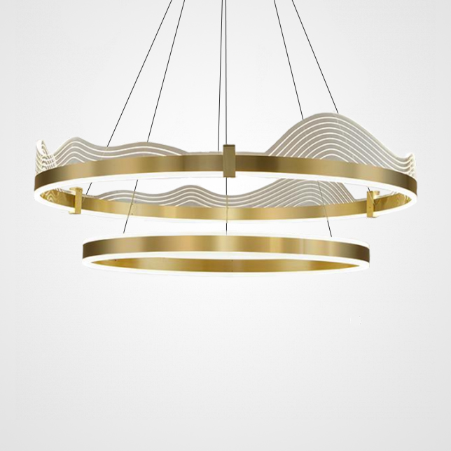 Подвесная люстра DIGNITY D60+80 Brass by ImperiumLoft