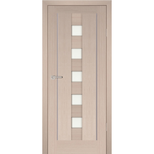 Межкомнатная дверь Graf PS-34 белый сатинат Капучино Мелинга (2000 х 800)