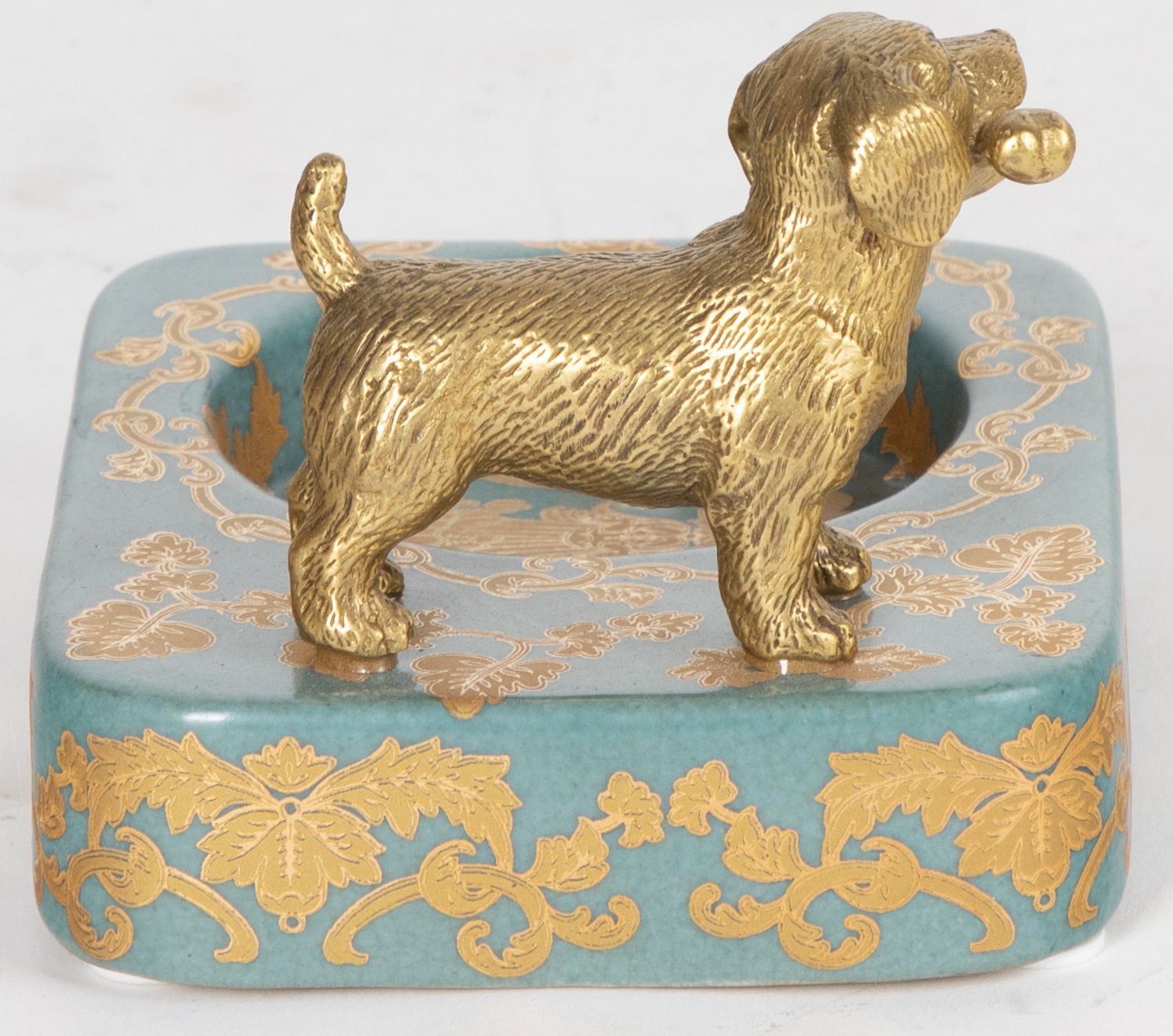 Пепельница с собачкой Glasar 31G2263/B1296HC/NB4199