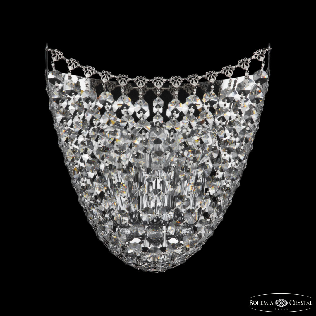 Бра хрустальный 77071B/22 Ni Bohemia Ivele Crystal
