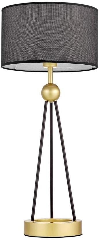 Интерьерная настольная лампа Lumina Deco LDT 5527 GD+BK