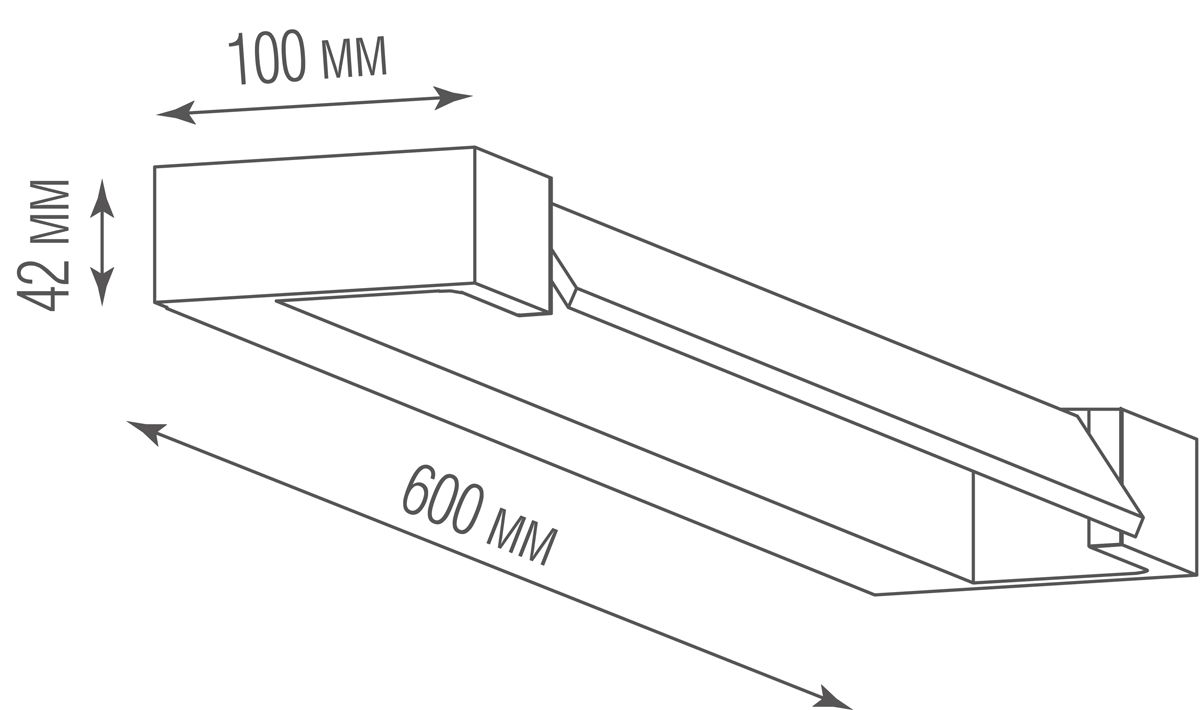 Настенный светодиодный светильник Donolux DL20124R18W1W IP44