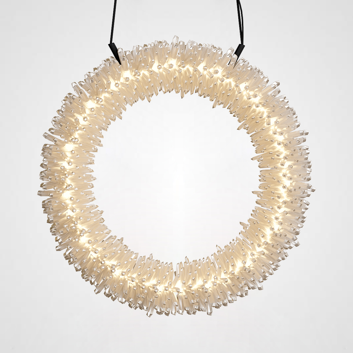 Подвесной светильник ROSLYN RING chrome D 60 by ImperiumLoft