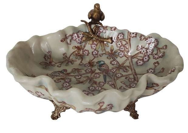 Чаша с птичкой Glasar C482C/HY1680