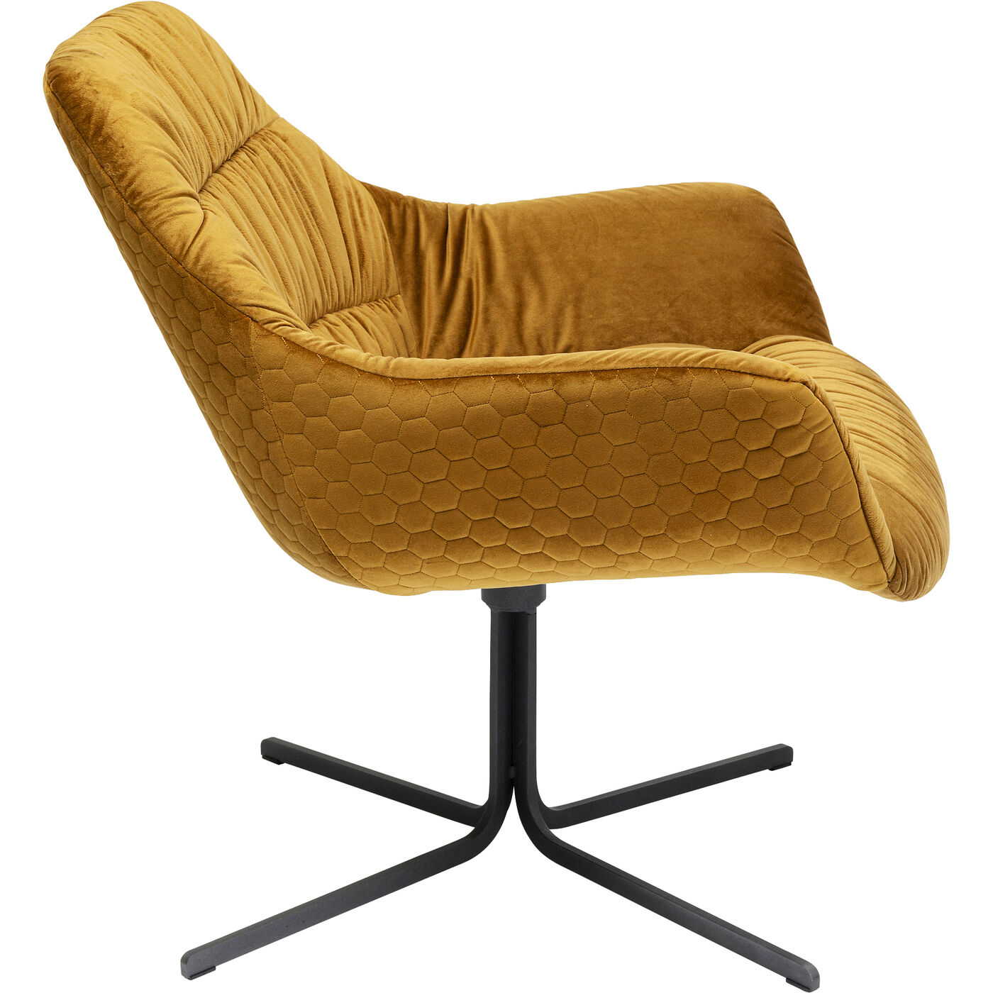 Кресло вращающееся Bristol Yellow KARE 80028