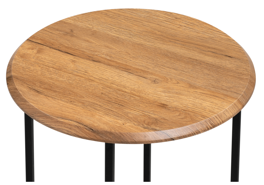 Журнальный стол Woodville Грейс дуб вотан / черный 516568