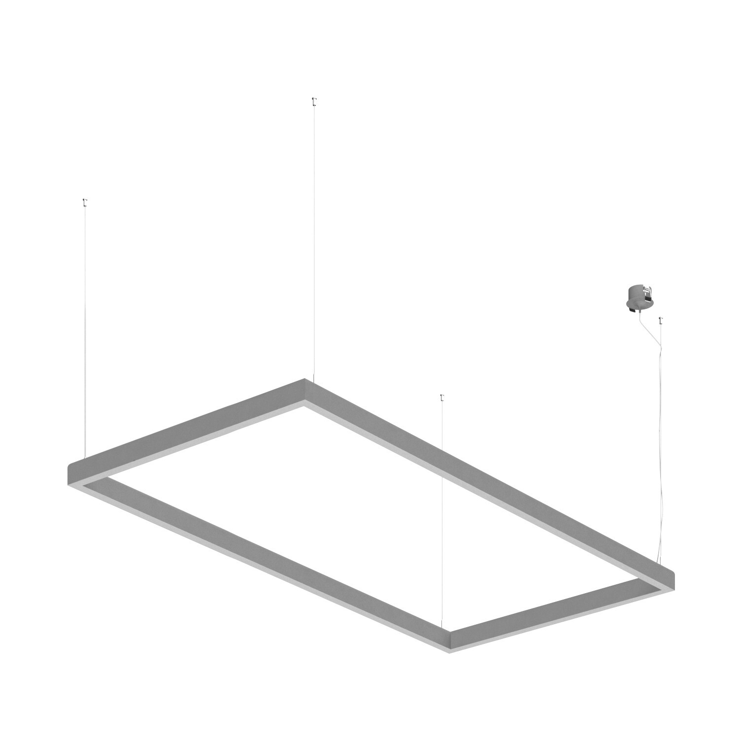 Подвесной светодиодный светильник Ledron SKYLINE Basic 670х1335 Grey 4000K