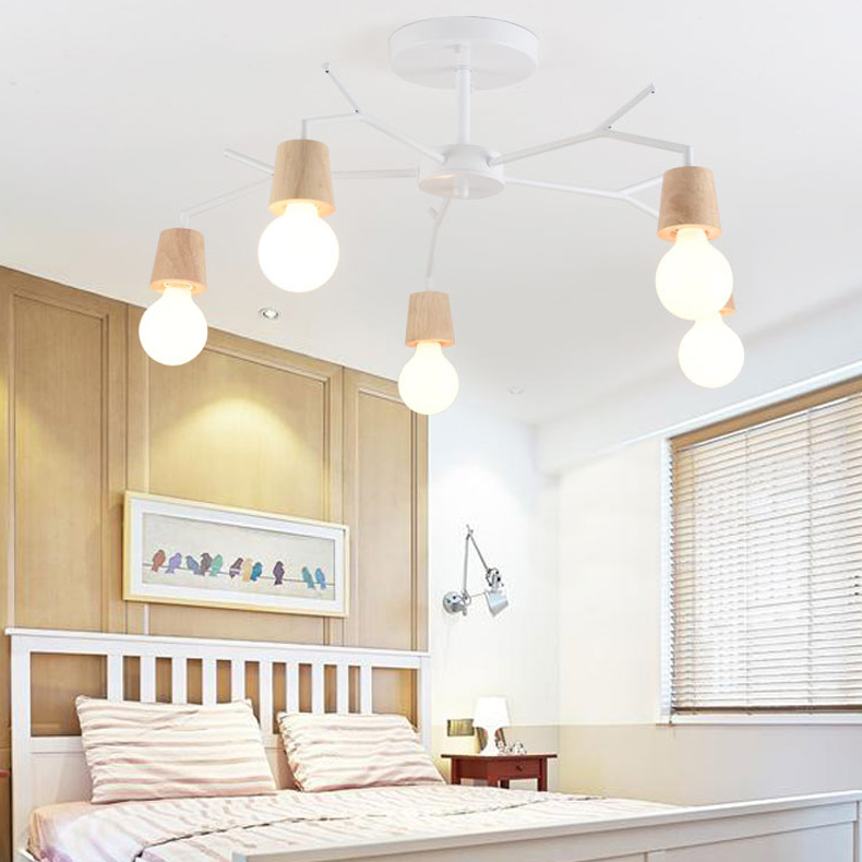 Люстра на штанге LES L5 White by ImperiumLoft