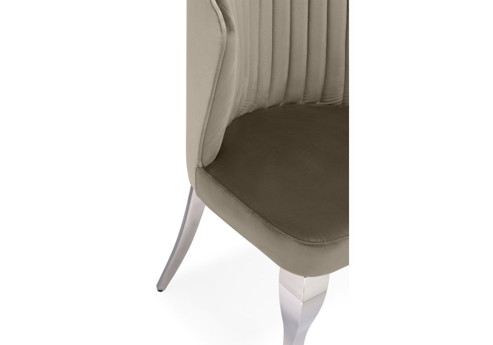Стул Woodville Edwin light beige / steel 15389