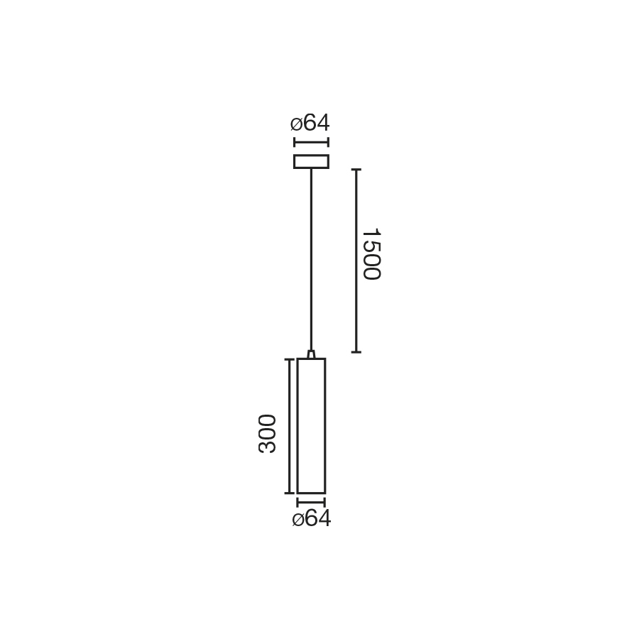 Подвесной светильник FOST PENDANT Ш64 15W черный 35° 4000K CRI97 TRIAC Faro