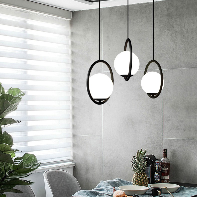 Подвесной светильник HOOP-TRIO Латунь, Эллипс L+S+L, Планка by ImperiumLoft