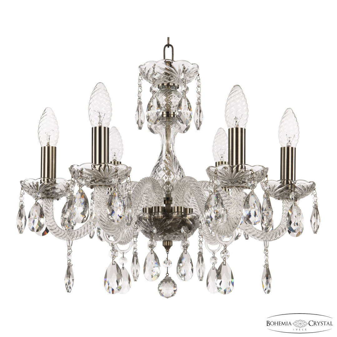 Люстра хрустальная 117/6/165 Pa Bohemia Ivele Crystal