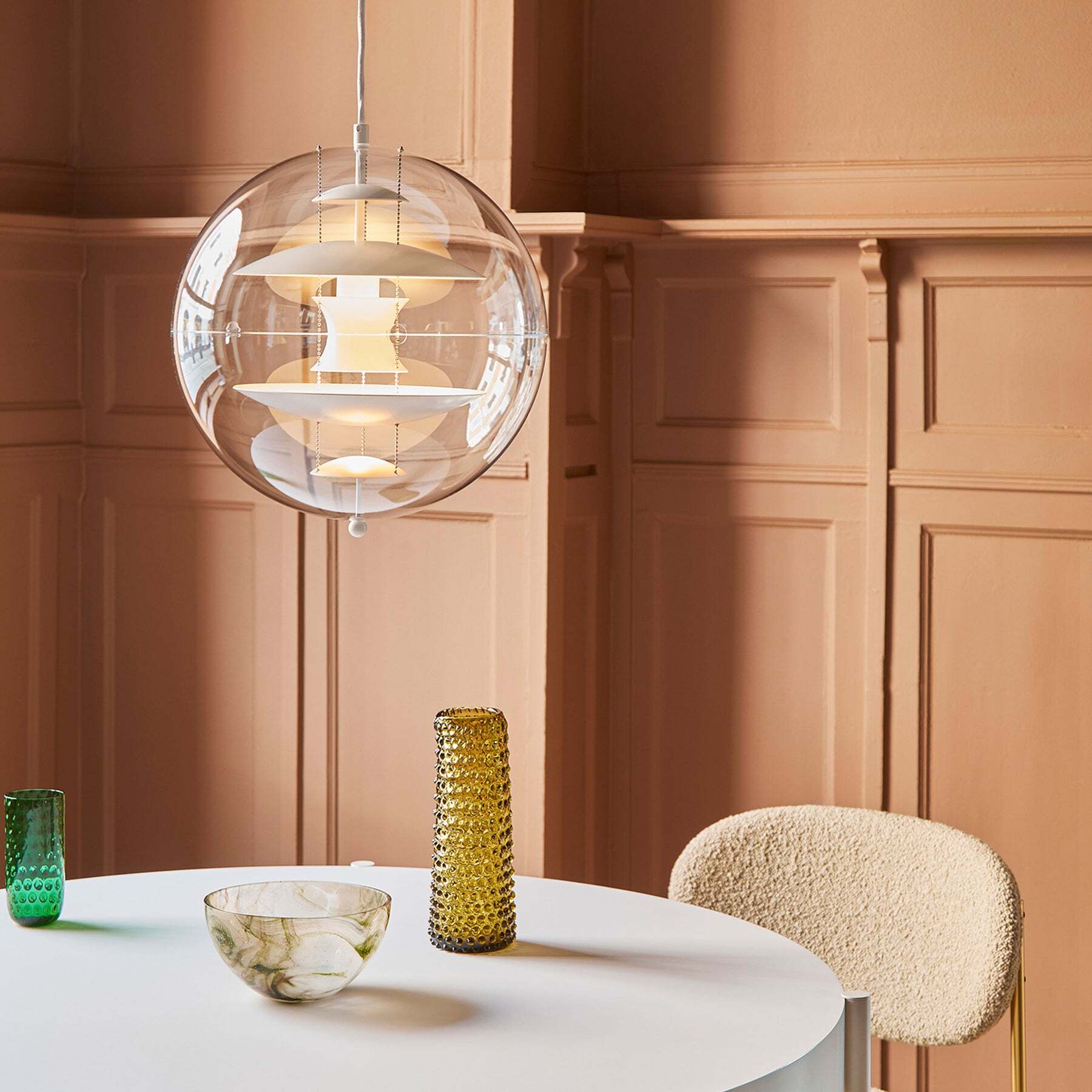 Подвесной светильник Verpan VP Globe WARM PEACH