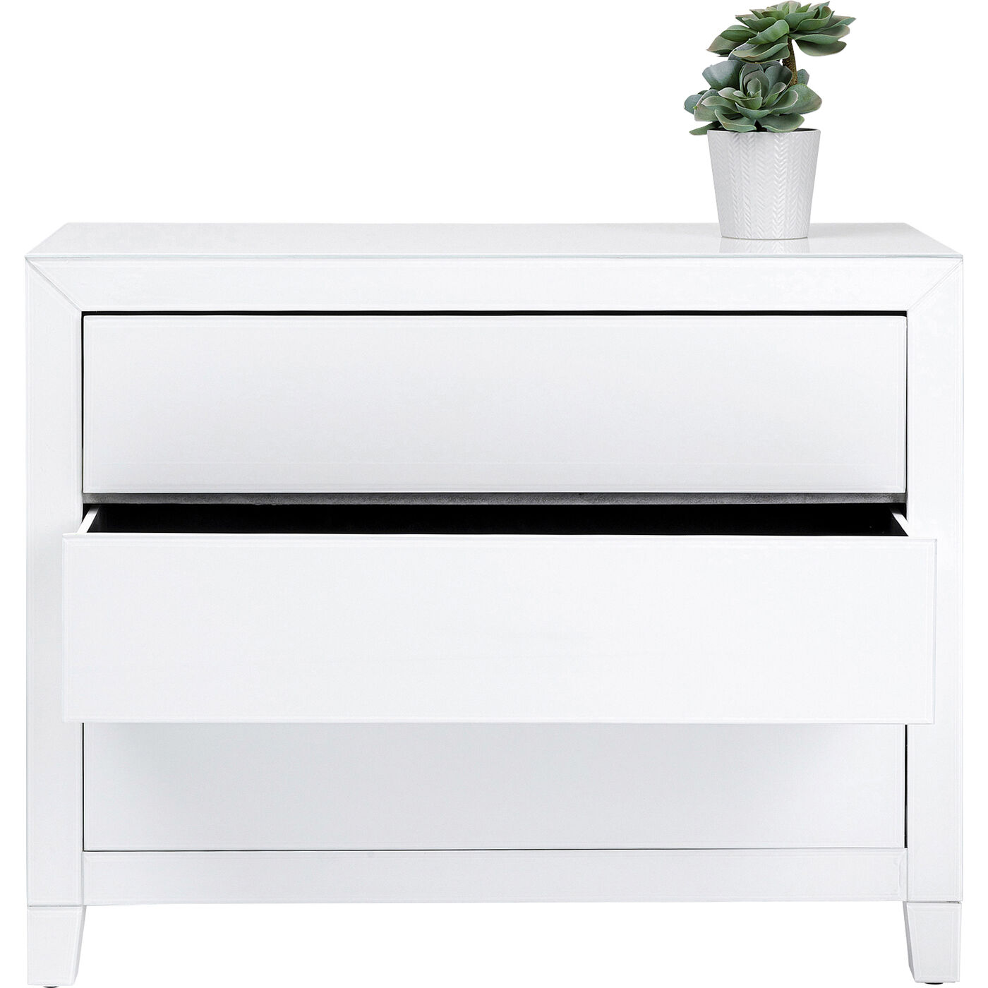 Комод Luxury Push 3 ящика White KARE 85399