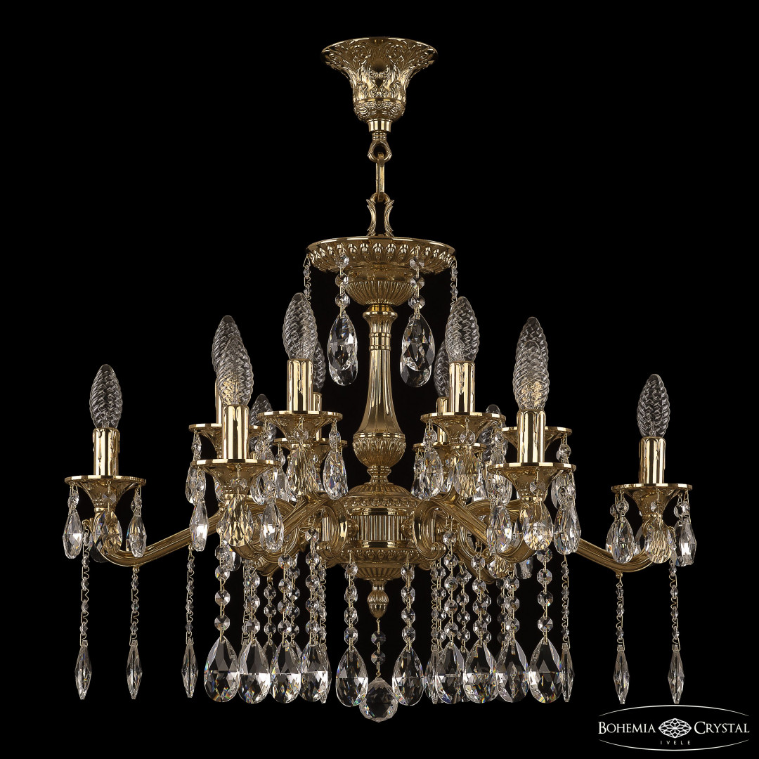 Люстра бронзовая 73119/12/225 A G Bohemia Ivele Crystal