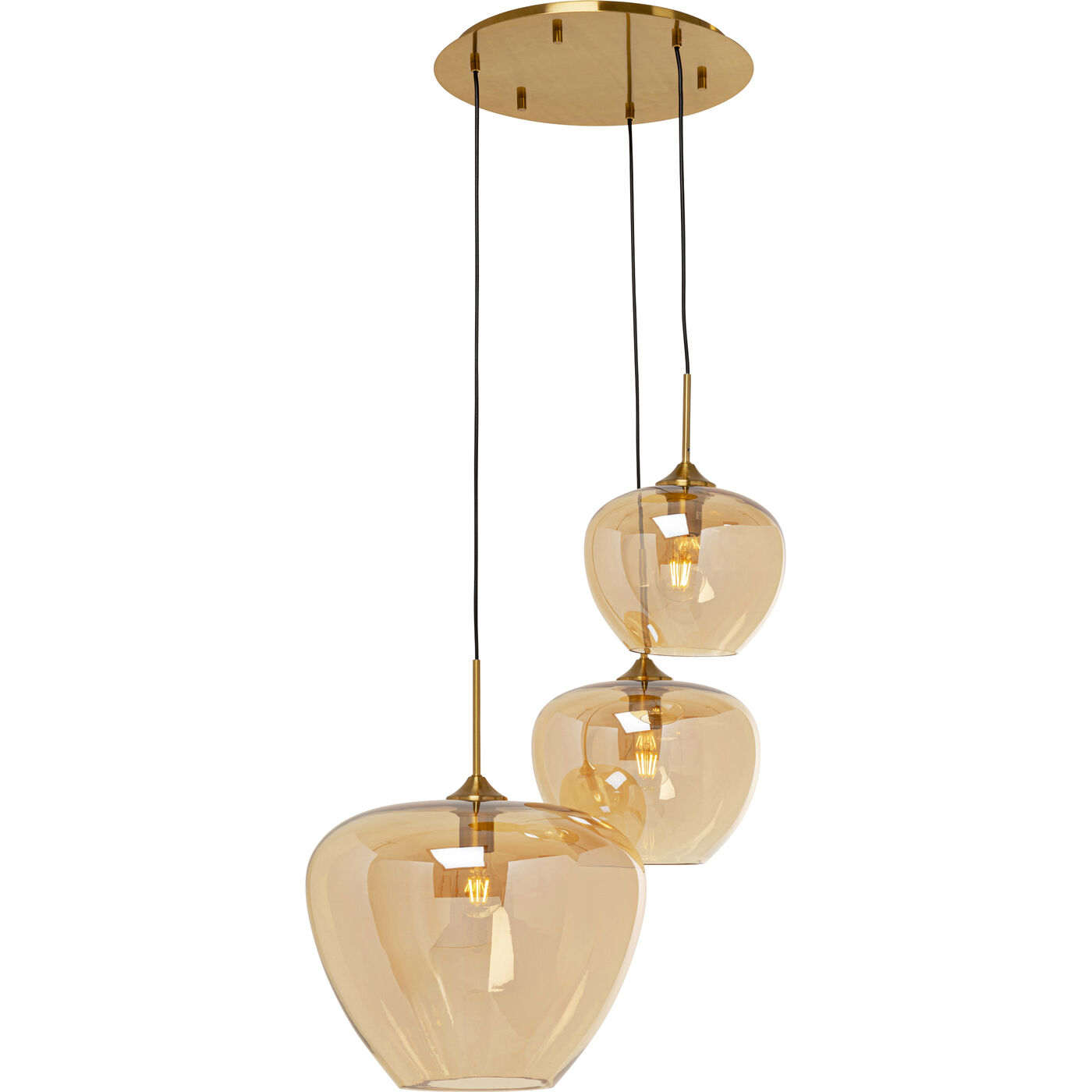 Светильник подвесной Tulip Brass Ø45cm KARE 57504