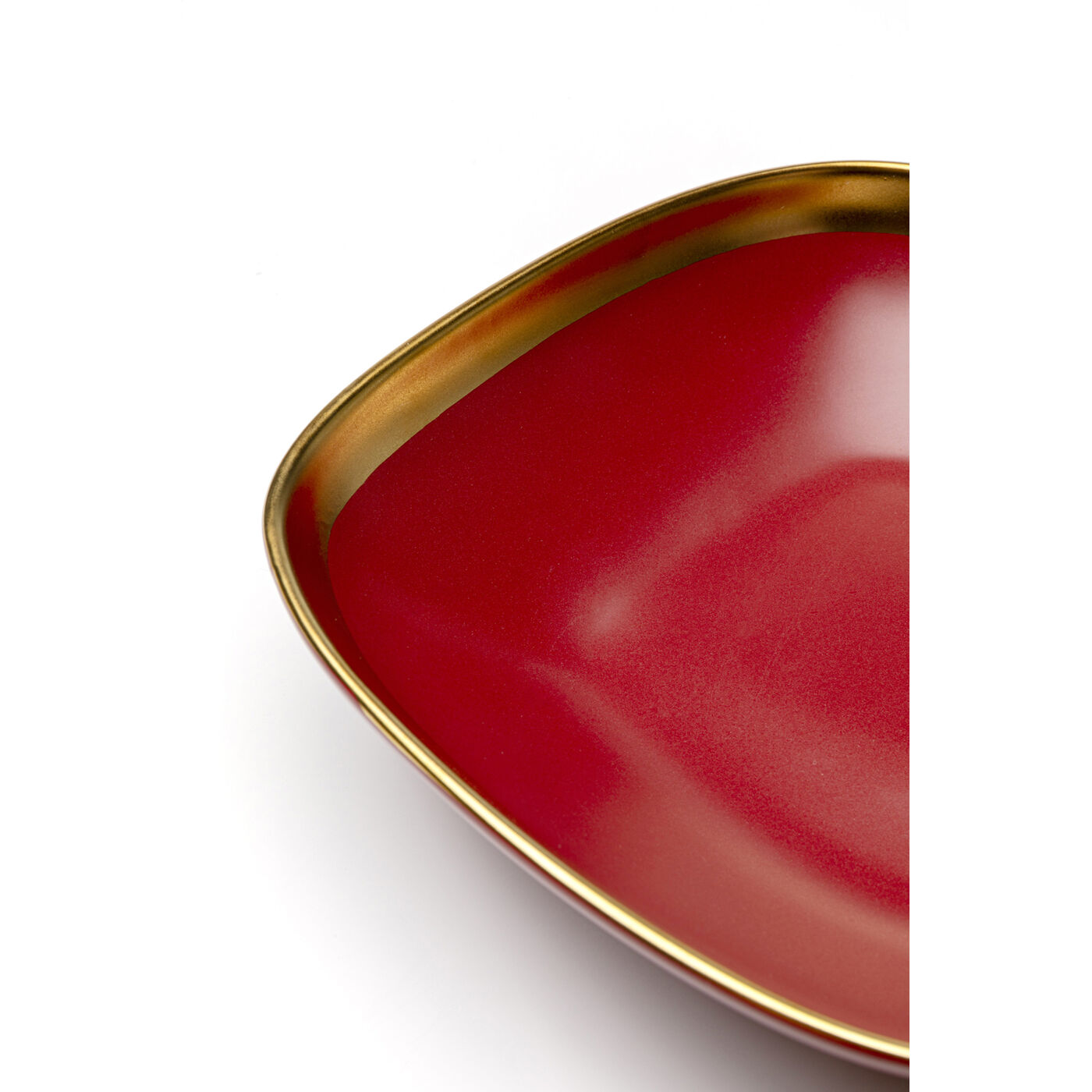 Тарелка Deep Vibrations Red Ø19cm KARE 58153