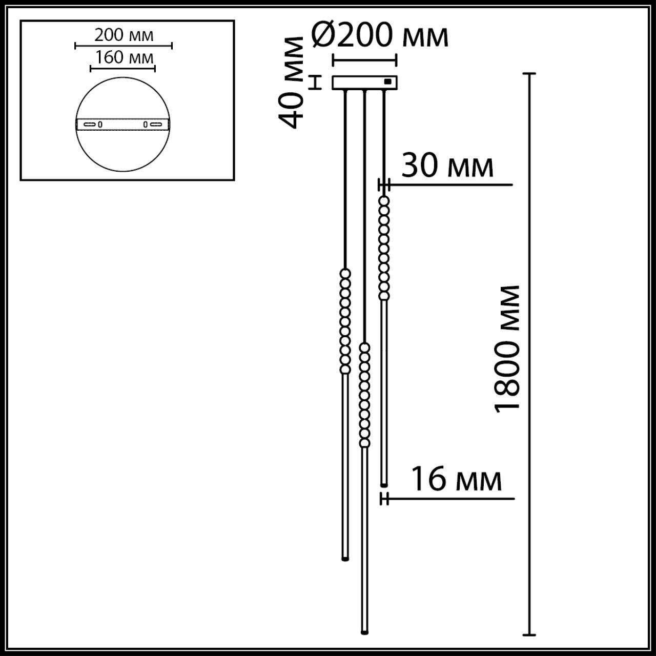 Потолочный светильник Odeon Light 7149/33L