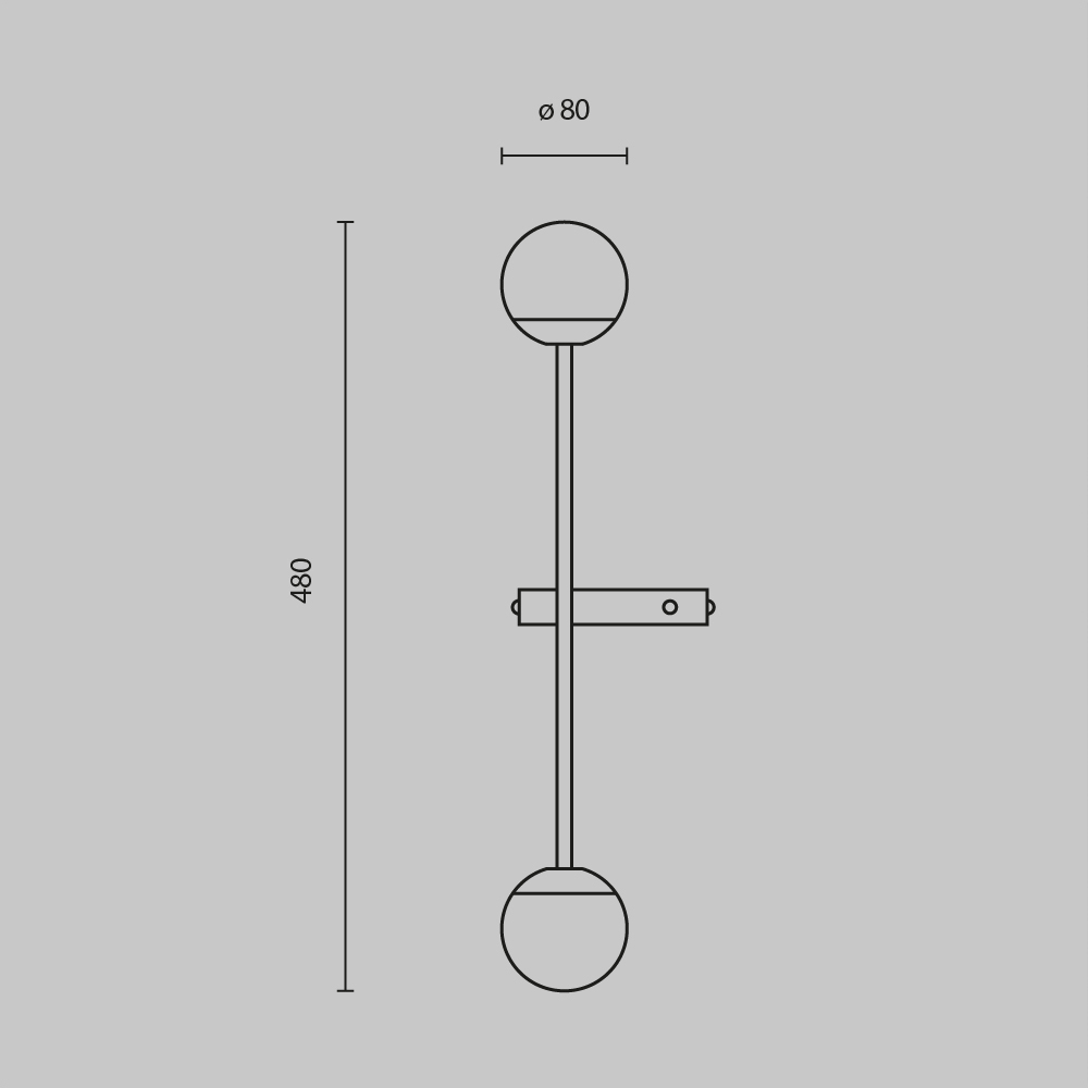Настенный светильник (бра) Maytoni MOD285WL-L10B3K