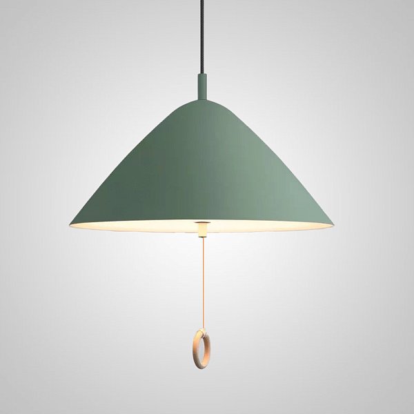 Подвесной светильник HUG D40 green by ImperiumLoft