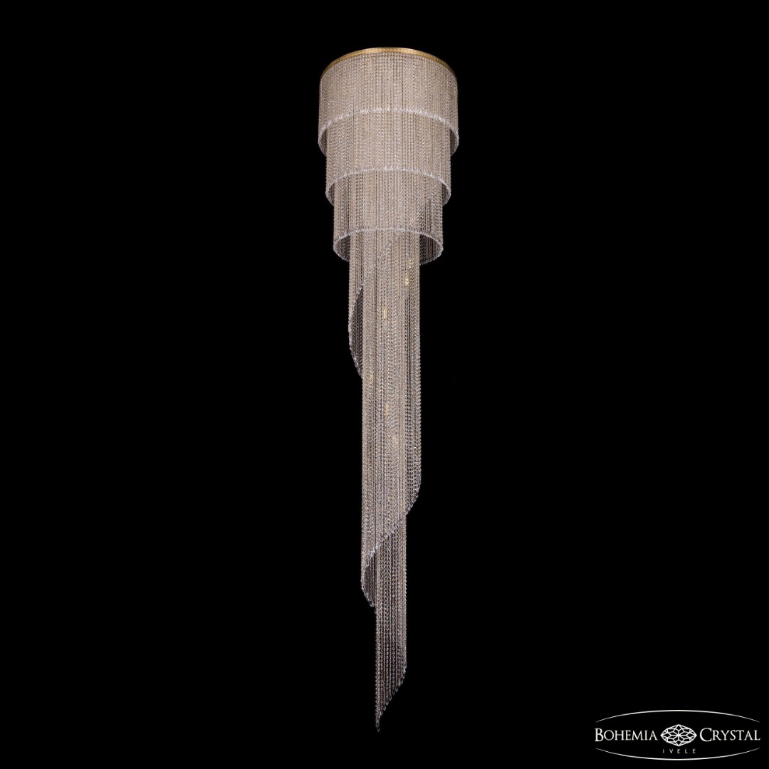 Люстра спираль хрустальная 8311/80-350 G Bohemia Ivele Crystal