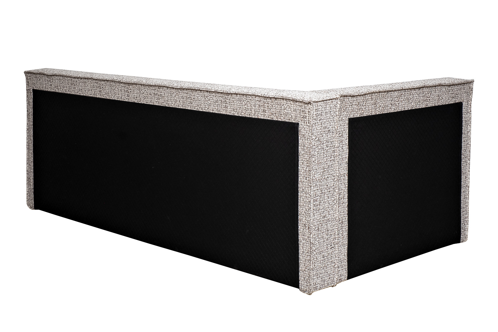 Кровать детская угловая Runa-80 с мех шенилл серая Seppia Ser 114*215*80 Garda Decor Runa-80М-Seppia Ser