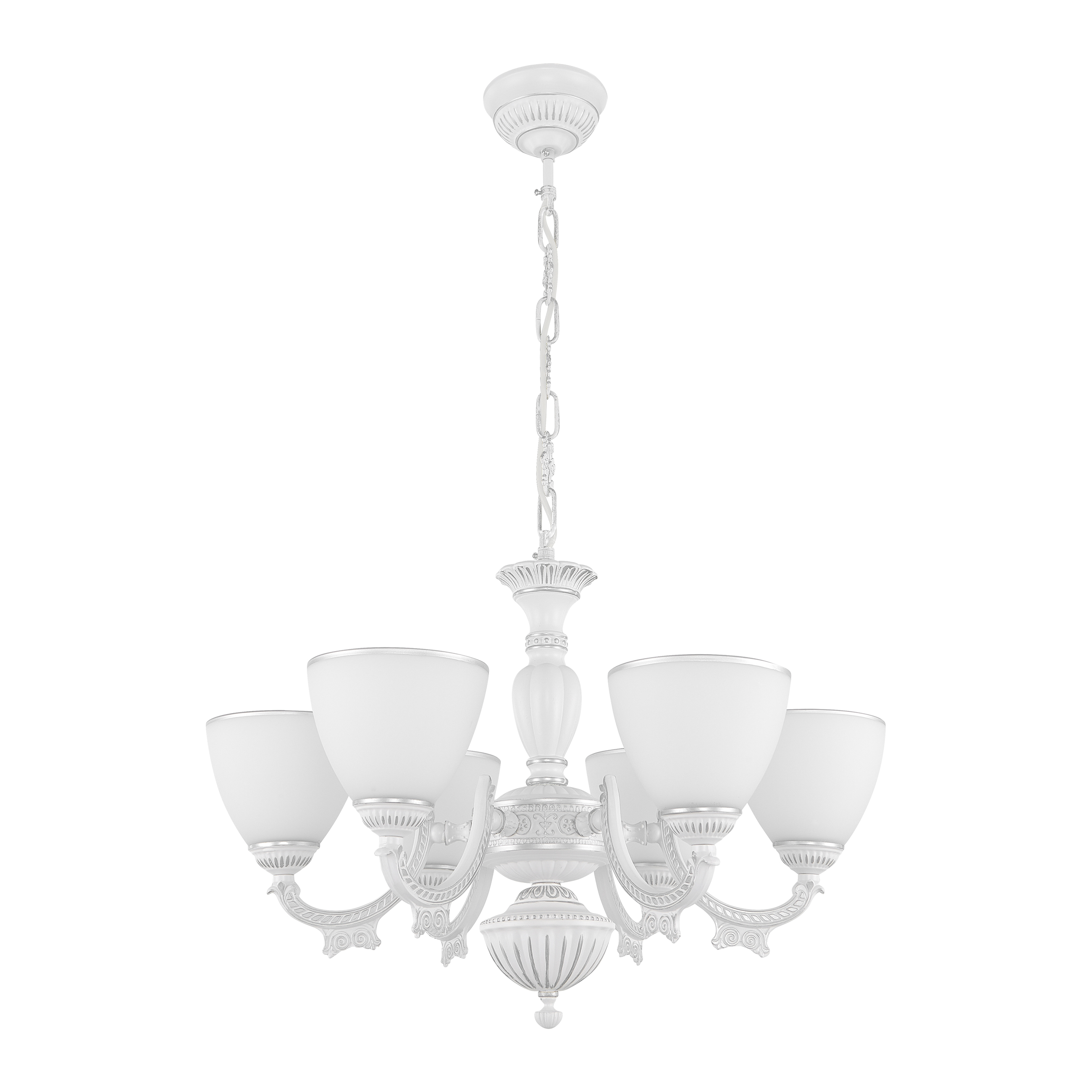 Люстра с плафонами 342837/6 WT+SL Arte Milano