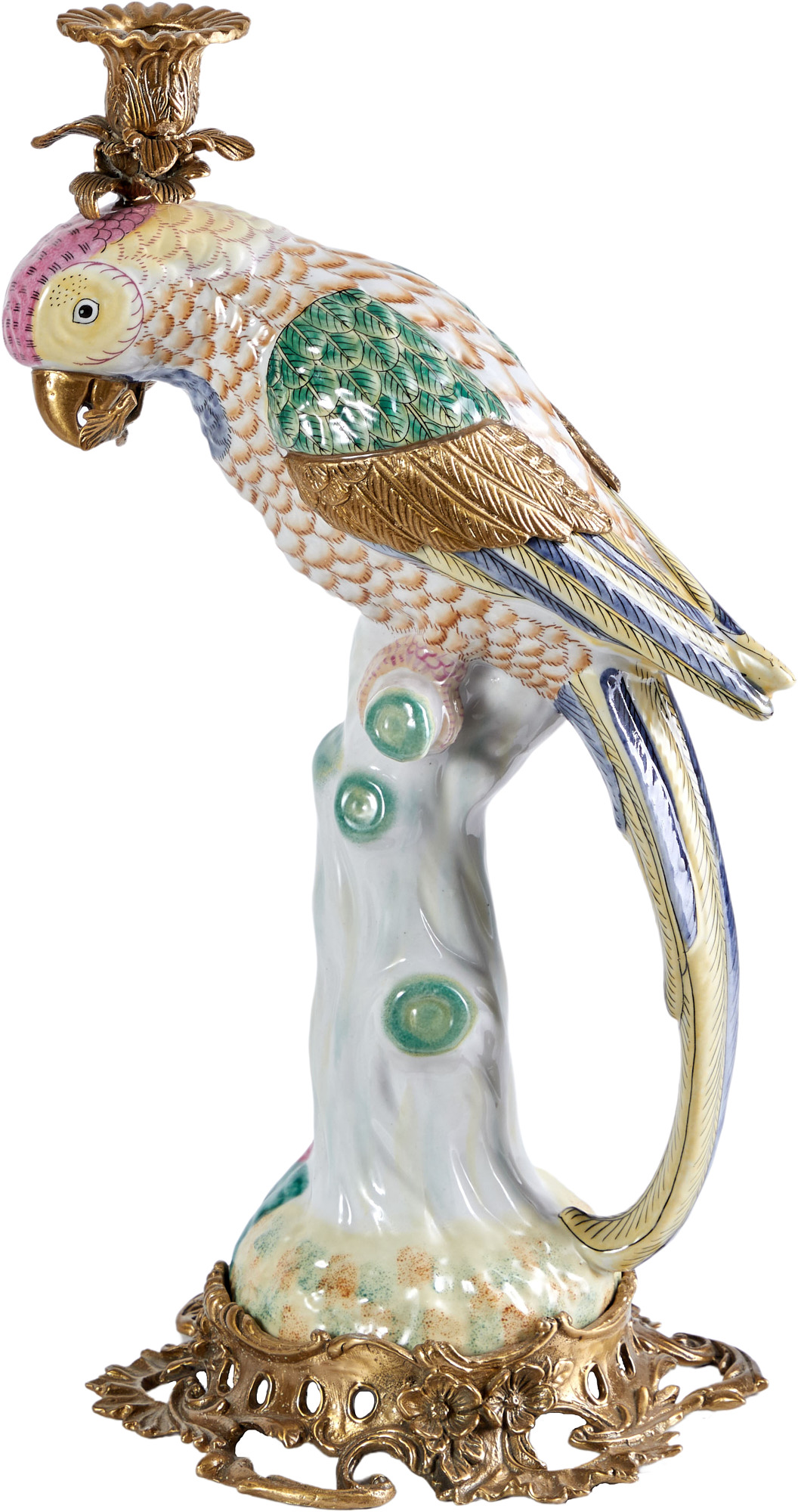 Подсвечник Попугай Glasar F758EB/FG2238