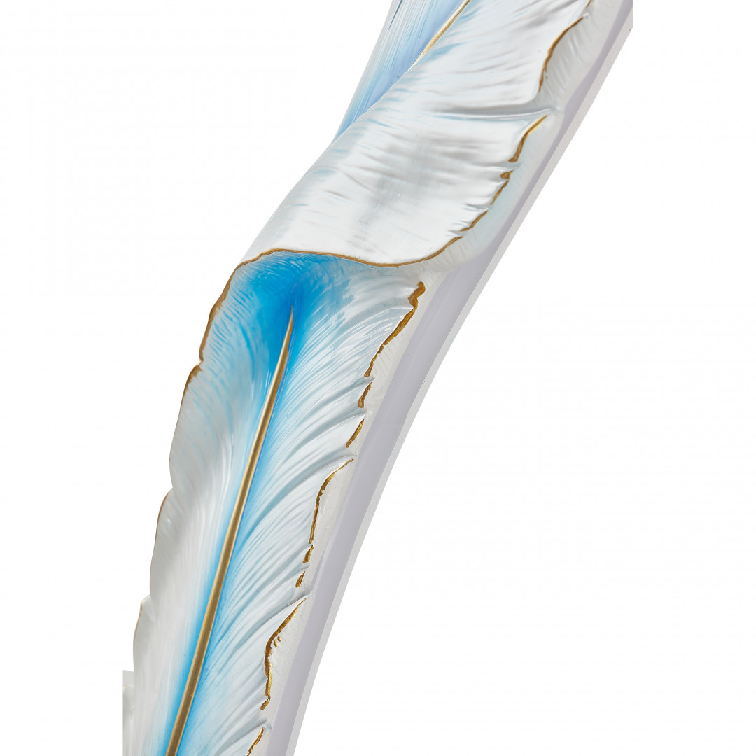 Настенный светодиодный светильник в виде пера птицы 269101/D180/H880/27W/3K Bl Arte Milano