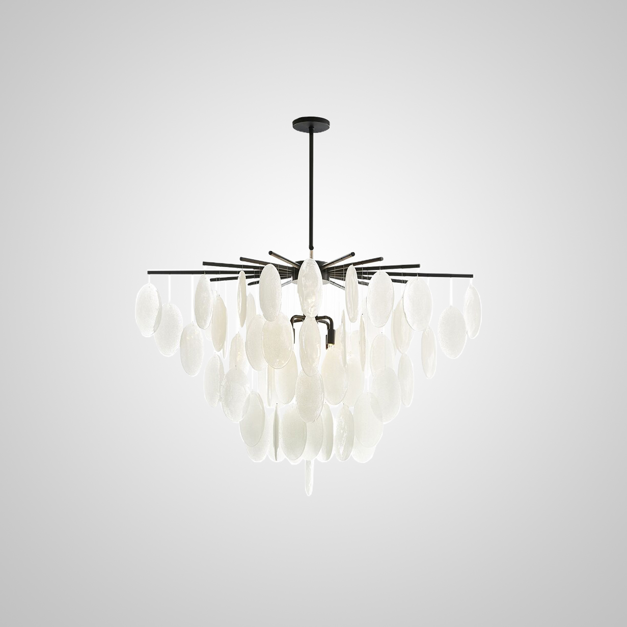 Потолочная люстра RITTA D68 Black by ImperiumLoft