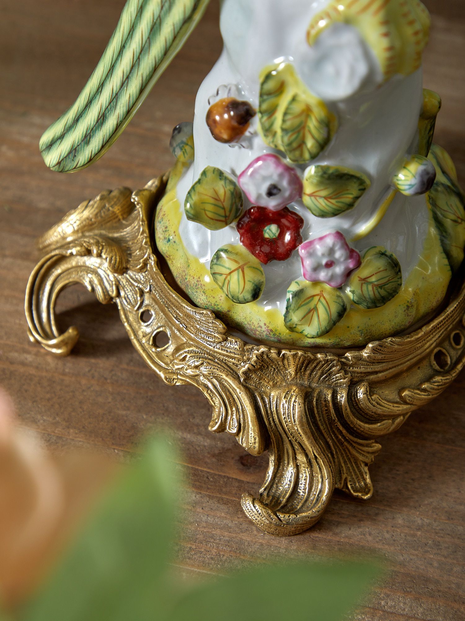 Подсвечник Попугай Glasar 31G1494/F721BC/DG2144