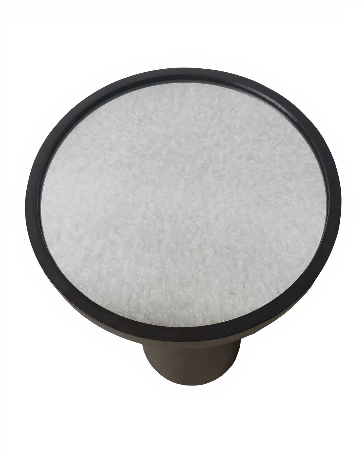 Чёрный придиванный столик Ридж Louvre Home FST190924RJ