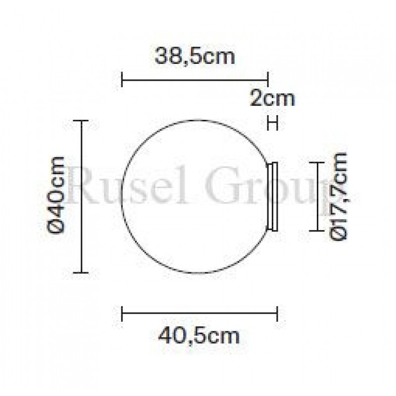 Настенно-потолочный светильник Fabbian LUMI F07 G50 01
