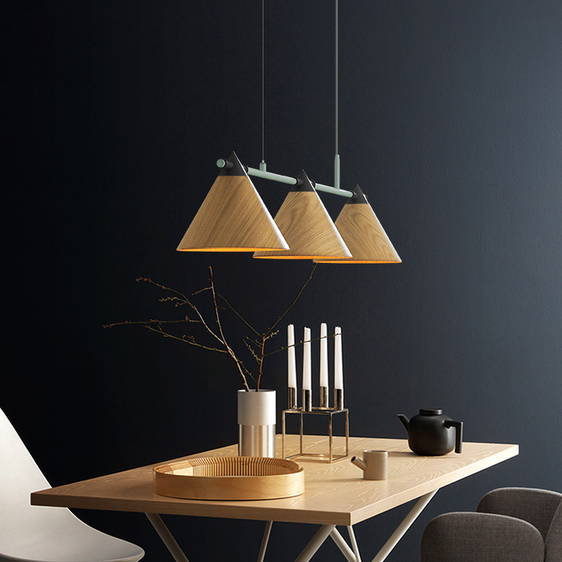 Подвесной реечный светильник CONE 4 Orange by ImperiumLoft