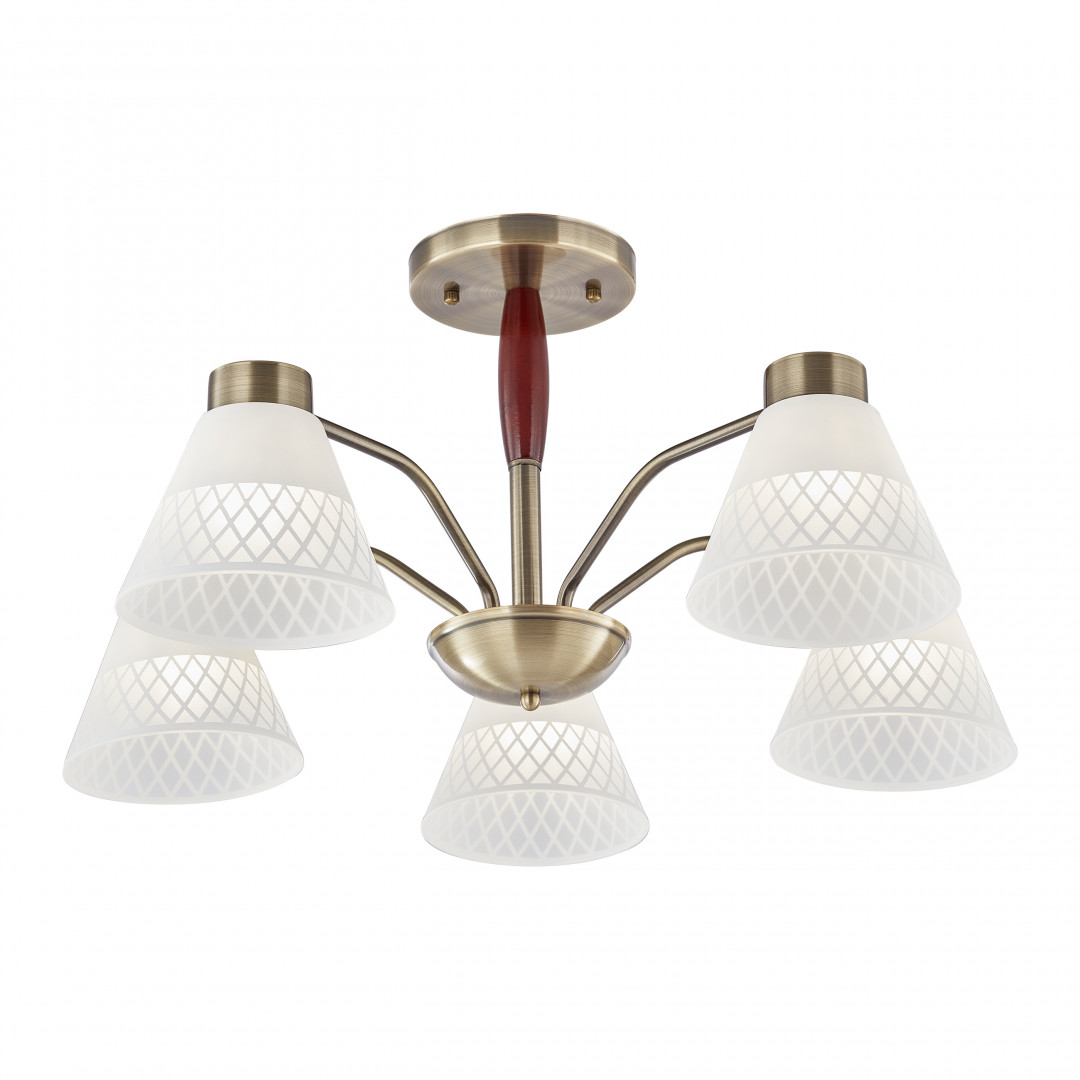 Люстра потолочная с плафонами 336350/5 AB Arte Milano