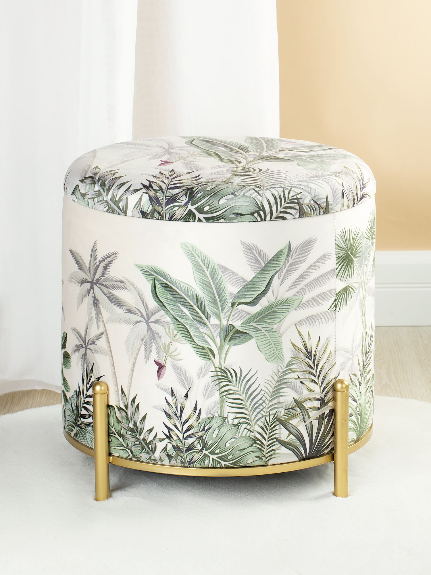 Пуф с крышкой Glasar 49-235B