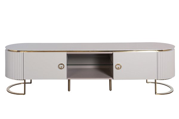 Тумба под телевизор с мраморной столешницей Garda Decor 77IP-GD010-TV